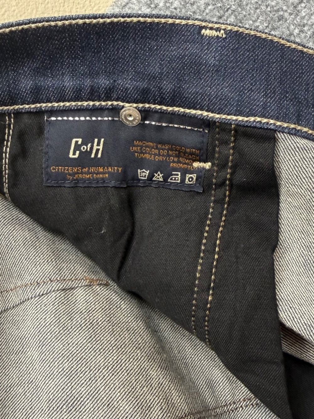 Citizens of Humanity Mid Rise Waist Flare Wide Leg Women's Jeans Size 30 (30x30) - Picture 11 of 14